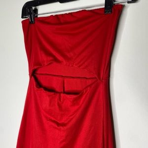 Red Short Romper Sz S